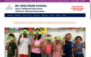 My Spectrum School, My Spectrum Center Early Childhood Education & Gifted Education website