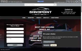 Sandpoint Autosales website
