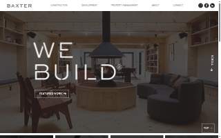 Baxter Property Management website
