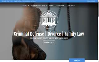 Cillis Law, PLLC website