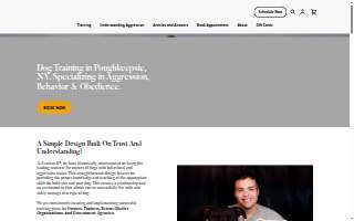 Fearless K9 website