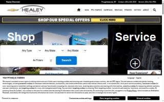 Healey Chevrolet website