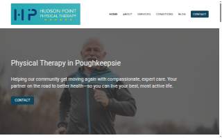 Hudson Point Physical Therapy website