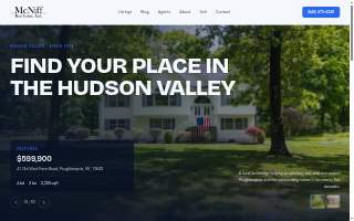 McNiff Real Estate website