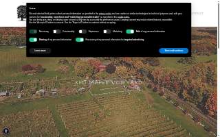 Red Maple Vineyard of Poughkeepsie website