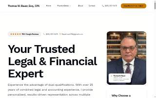 Thomas W. Bauer, Esq., CPA website