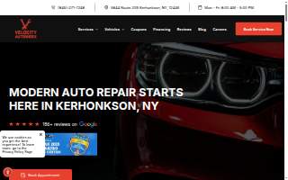 Velocity Autoworx website
