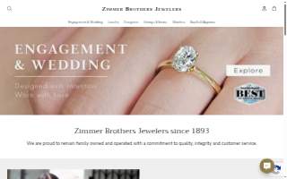 Zimmer Brothers Jewelers website