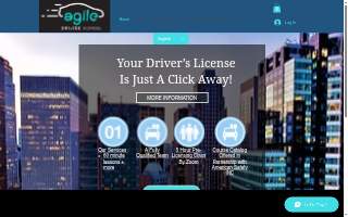 Agile Driving School New York website
