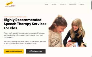 Aim High Speech Therapy Services, PLLC of Queens website