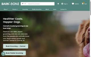 Bark&Bone website