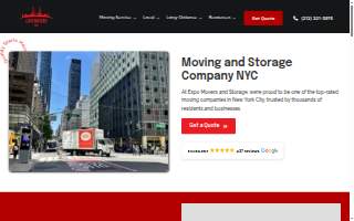 Expo Movers and Storage website