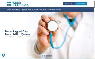 Forest Urgent Care website