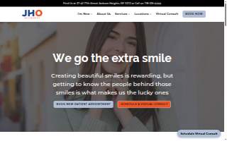 Jackson Heights Orthodontics website