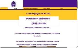 LJ Mortgage Team Inc. website