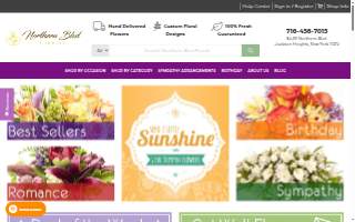 Northern Blvd Florist website