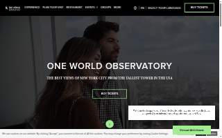 ONE Dine at One World Observatory of Queens website