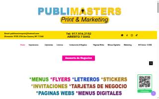 Publimasters Print website