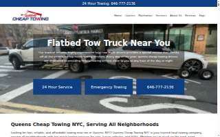 Queens Cheap Towing website