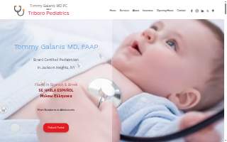 Triboro Pediatrics website