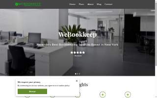 WeBookkeep website