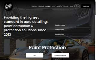 Arete Auto Salon of Rochester website