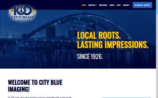 City Blue Imaging website