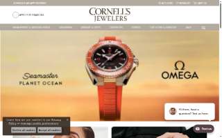 Cornell's Jewelers website