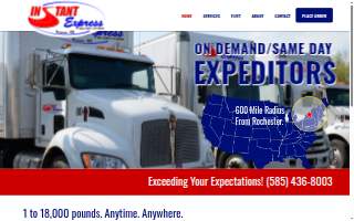 Instant Express website