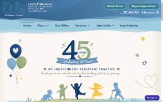 Lewis Pediatrics of Rochester website