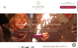 Lumina Mental Health Counseling website