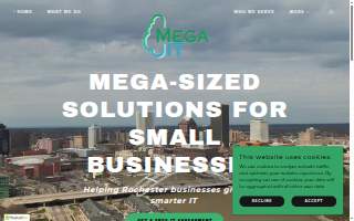 Mega IT Rochester website