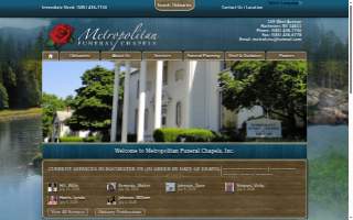 Metropolitan Funeral Chapels, Inc. website