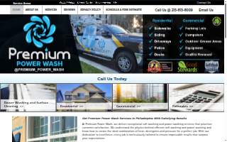 Premier Power Wash website