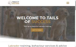 Tails of Success: Dog Daycare and Training website