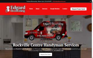 Handyman Services by Edgard Decorating website