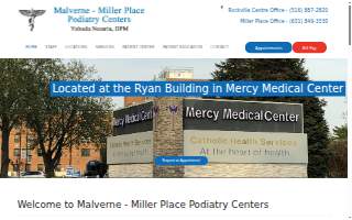 Malverne Podiatry Center website