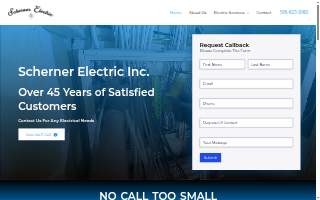 Scherner Electric Inc. website