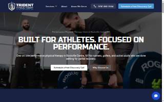 Trident Physical Therapy website