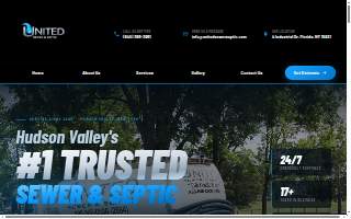 United Sewer and Septic website
