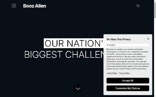 Booz Allen Hamilton of Rome website