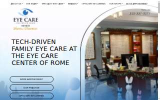 Eye Care Center of Rome website