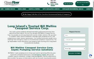 Bill Mallins Cesspool Service Corp. website