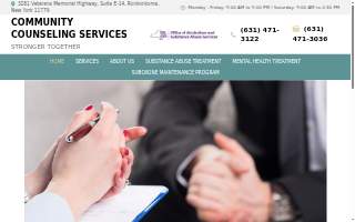 Community Counseling Services website