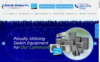 Cool Air Designs Inc. website