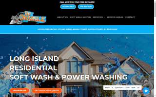 Dr Drizzle Power Washing Long Island website