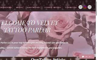 Velvet Tattoo Parlor LLC of Ronkonkoma website