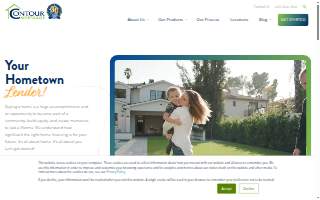 Contour Mortgage of Roosevelt website