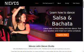 Nieves Latin Dance Studio of Roosevelt website