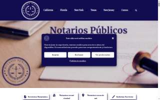 Notaría Pública Hispana website
